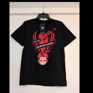 New York Red Bulls Misprint Fanatics Tshirt Small 2024 MLS Cup Champions New
